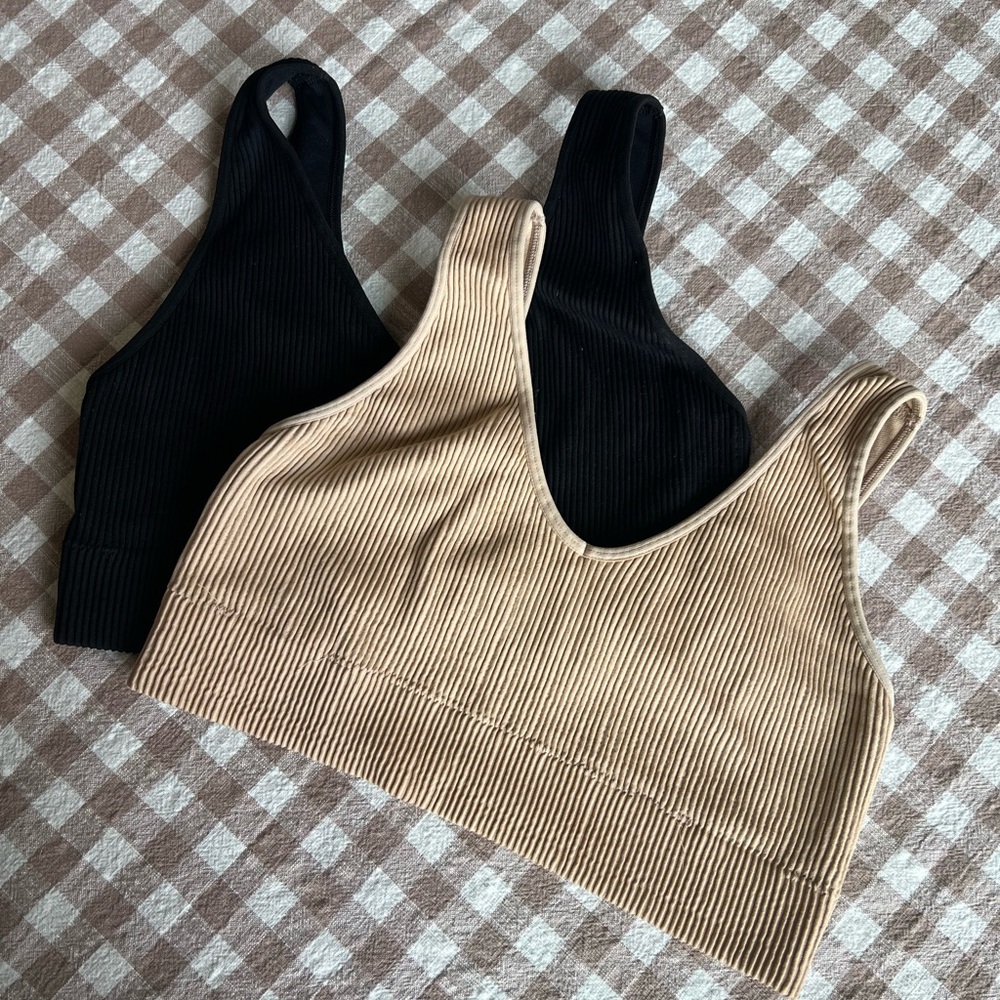 Aerie Ribbed Superchill Bralettes